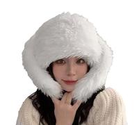 Cappello con Orecchie da Coniglio,Copricapo Caldo per il Clima Freddo - Berretto Sofficissimo con Orecchie da Coniglio - Per Ragazze Adolescenti Adulti Spostamenti Pendolari Scuola Viaggio Ciclismo Fe