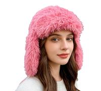 Cappello con Orecchie da Coniglio,Copricapo Caldo per il Clima Freddo - Cappello in Peluche da Donna,Per Donne, Ragazze E Adolescenti, Pendolarismo, Viaggio, Ciclismo, Cosplay, Festa, Fotografia