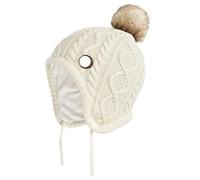 Cappello Con Paraorecchie Cappelli invernali lavorati a maglia for bambini for ragazza ragazzo pompon berretti for caldi con paraorecchie for carini e spessi(D10J,L)