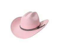 Cappello con Protezione Solare a Larga per Uomo Donna Escursionismo Campeggio Pesca Cappello Western Vintage a Larga Festa Halloween