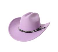 Cappello con Protezione Solare a Larga per Uomo Donna Escursionismo Campeggio Pesca Cappello Western Vintage a Larga Festa Halloween