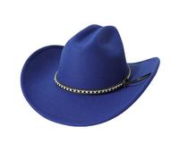 Cappello con Protezione Solare a Larga per Uomo Donna Escursionismo Campeggio Pesca Cappello Western Vintage a Larga Festa Halloween
