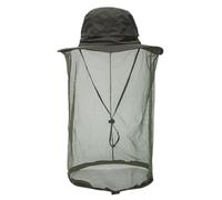 Cappello con rete anti-zanzare, Cappello da apicoltore a rete multicolore 55-60 cm(Green)