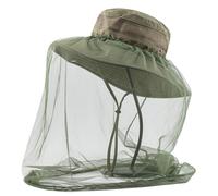 Cappello con rete anti-zanzare, Cappello unisex a rete for insetti da apicoltore for giardinaggio, campeggio, pesca, multicolore(Green)