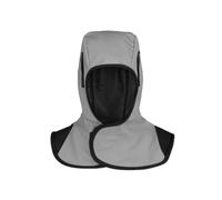 Cappello con scialle in cotone ignifugo Taglio/graffio/calore Antipolvere Saldatura ad di argon Partita protettiva speciale Vari caschi for saldatura(Grey)