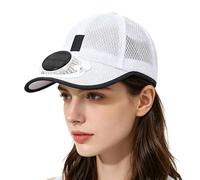 Cappello con Ventilatore A Energia Solare - USB Ricaricabile A Tre velocità,Cappello da Baseball con Ventilatore Solare,per Viaggi, Scuola, Bici, Fidanzata, Adolescenti, Mamme, Adulti