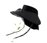 Cappello con ventilatore ad energia solare Accessorio rinfrescante a | Cappello da pesca solare per pic-nic, escursionismo, pesca, passeggiate, festival, pieno