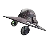Cappello con Ventilatore per Uomo - Berretto Rinfrescante Impermeabile Ricaricabile con Ventilatori - Cappello da Pesca all'Aperto con Ventole - per Spiaggia Pesca Viaggio Escursionismo Giardinaggio G