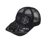 Cappello con Ventola - Berretto da Baseball da Uomo ad Energia Solare, Ricarica USB Regolabile 1000mAh