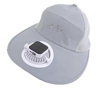 Cappello con ventola di raffreddamento ricaricabile USB a energia solare, cappello da pescatore per uomo donna campeggio escursionismo copricapo a prova di sole ventola di raffreddamento regolabile