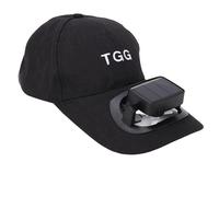 Cappello con Ventola Solare, Berretto Baseball con Tesa Larga Pale morbide Protezione UV Estiva Ricarica USB Berretto Baseball con Ventola Solare per Spiaggia Giardino Sport