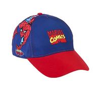 Cappello con Visiera Curva degli Avengers - Nero - Da 4 a 8 Anni - Con Cotone e Poliestere - Berretto per Bambini con Strappo sul Retro Regolabile - Prodotto Originale Ideato in Spagna