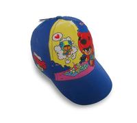 Cappello con Visiera da Bambino. Taglia Unica. Poliestere. Cappellino da Baseball. (Blu - 52 cm)