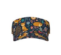 Cappello con Visiera da Donna colorato Fox Visiera da Golf Sport Cappelli con Visiera Parasole per Donna Uomo
