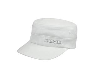 Cappello Con Visiera Kangol 9720Bc Stile Militare Unisex Cotone Bianco