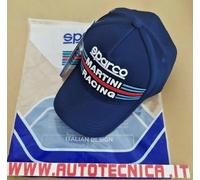 CAPPELLO CON VISIERA RICAMO SPARCO MARTINI RACING FLEX CAP CAPPELLINO BERRETTO