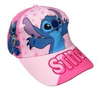 Cappello con Visiera Stitch Disney Berretto Estivo per Bambini Regolabile Protezione dai Raggi UV (IT, Numero, 52, 53, Bambina, Fucsia)