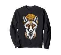 Cappello Cool Fox Beanie Design Urban Animal Felpa