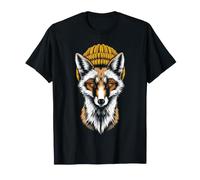 Cappello Cool Fox Beanie Design Urban Animal Maglietta