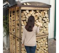 Cappello Copri Legnaia E Pallet Universale in Policarbonato 115x115 cm