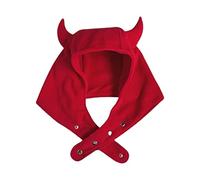 Cappello Cosplay Per Bambini Adulto Halloween Corno Di Bue Forma Pieghevole Orecchio Protegge Mantenere Il Riscaldamento Antivento Tinta Unita Inverno Animali Cappelli Corno Per Bambini Bella Maglia