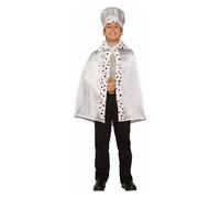 Cappello Costume Da Bambino Con Corona Reale, Argento