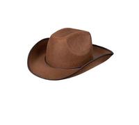 Cappello cow-boy marrone 1 pz