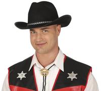 Cappello Cowboy Nero Feltro