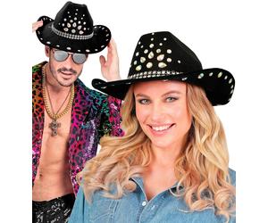 Cappello cowboyDIAMANTI NERO