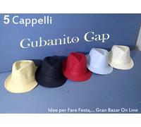 CAPPELLO CUBANITO CAP 5 Pz. FESTA SUN PARTY Accessori Amimazione Moda Mare