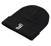Cappello cuffia acrilico nero con scritta ricamata FC Juventus