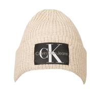 Cappello cuffia CK CALVIN KLEIN JEANS berretto con risvolto foderato misto lana