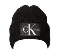 Cappello cuffia CK CALVIN KLEIN JEANS berretto con risvolto foderato misto lana