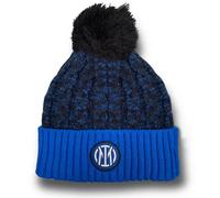 Cappello cuffia in acrilico con pon pon - FC Inter