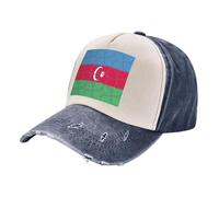 Cappello da Avere Assolutamente con Stampa della Bandiera Nazionale, Cappello in Denim dal Design Essenziale per Le Collezioni di Moda Navy Blue One Size