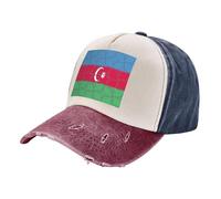 Cappello da Avere Assolutamente con Stampa della Bandiera Nazionale, Cappello in Denim dal Design Essenziale per Le Collezioni di Moda Tibetan Red One Size