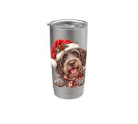 Cappello da Babbo Natale a pelo duro, con grifone a punta, mamma e papà Bicchiere termico in acciaio inox doppia parete