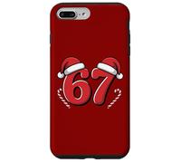 Cappello da Babbo Natale con bastoncini di zucchero Funny 67 Meme Custodia per iPhone 7 Plus/8 Plus