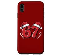 Cappello da Babbo Natale con bastoncini di zucchero Funny 67 Meme Custodia per iPhone XS Max