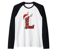 Cappello da Babbo Natale con Corna di Renna Plaid L Christmas Magic Maglia con Maniche Raglan