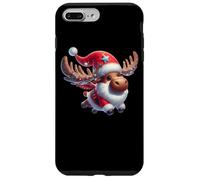 Cappello da Babbo Natale con renna volante Custodia per iPhone 7 Plus/8 Plus