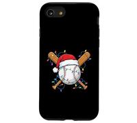 Cappello da Babbo Natale da baseball, per amanti del baseball, ideale per gli amanti del baseball Custodia per iPhone SE (2020) / 7/8