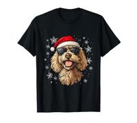 Cappello da Babbo Natale Goldendoodle Labradoodle, Divertente Maglietta