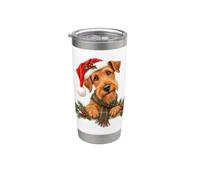 Cappello da Babbo Natale per cani Irish Terrier, mamma e papà Bicchiere termico in acciaio inox doppia parete