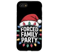 Cappello da Babbo Natale per feste in famiglia forzata Custodia per iPhone SE (2020) / 7 / 8