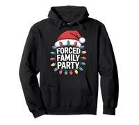 Cappello da Babbo Natale per feste in famiglia forzata Felpa con Cappuccio