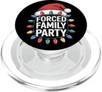 Cappello da Babbo Natale per feste in famiglia forzata PopSockets PopGrip per MagSafe