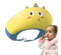 Cappello da bagno per bambini-Capo di shampoo regolabile con protezione all'orecchio, visiera da bagno resistente al calore morbido per, bambini piccoli, bambini, berretto da bagno si