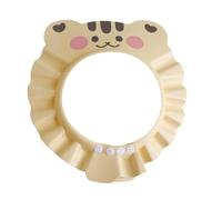Cappello da bagno per bambini, cappello da bagno impermeabile con animali dei cartoni animati, prodotti di sicurezza per il bagno dei bambini, tappi morbidi regolabili per lavare i capelli per