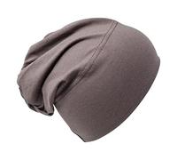 Cappello da bambino in cotone con bandana Hijab per il sonno sotto la sciarpa ossa e il velo turbante elastico per il cancro dei capelli protezione dei pazienti, Marrone scuro, Taglia unica